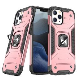 iPhone 13 Pro žiedinis šarvuotas dėklas Kickstand Tough Rugged Cover