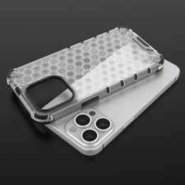 Honeycomb korpuso šarvuotas dangtelis su TPU bamperiu, skirtas iPhone 13 Pro , žalias