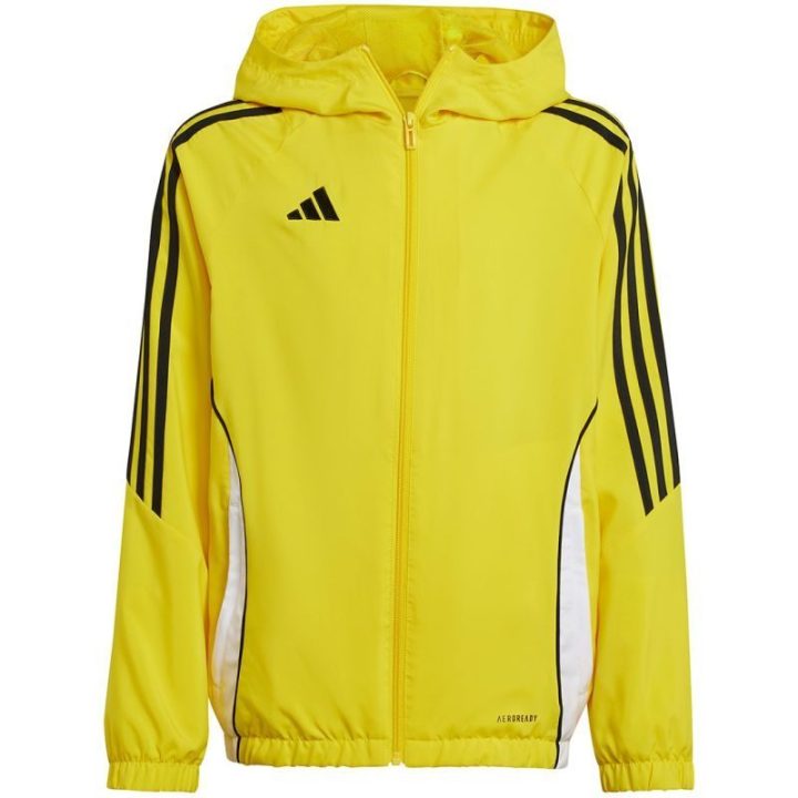 Vaikiška striukė nuo vėjo adidas Tiro 24, geltona