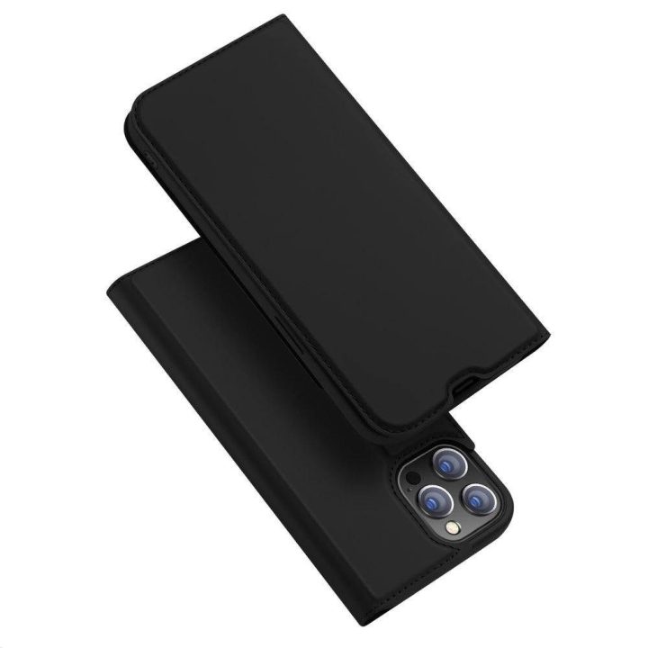 Skin Pro Bookcase tipo dėklas iPhone 13 Pro , juodas
