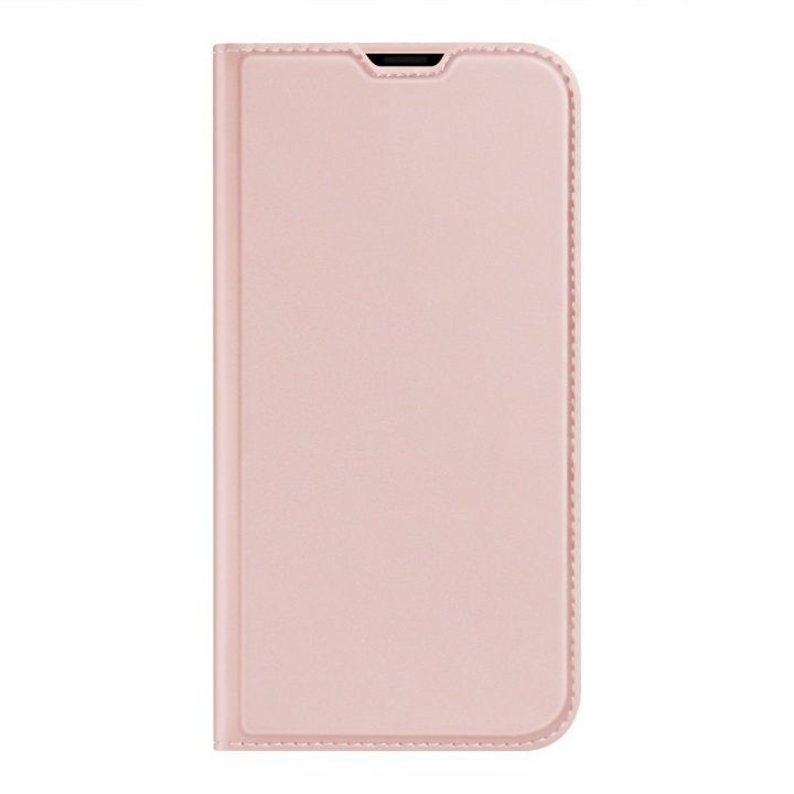 Skin Pro Bookcase tipo dėklas iPhone 13 Pro rožinės spalvos