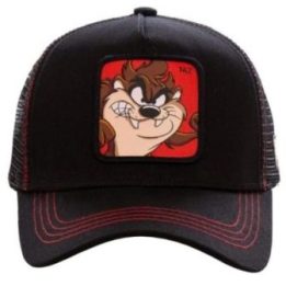 Uniseks kepurė su snapeliu Capslab Freegun Looney Tunes, juoda