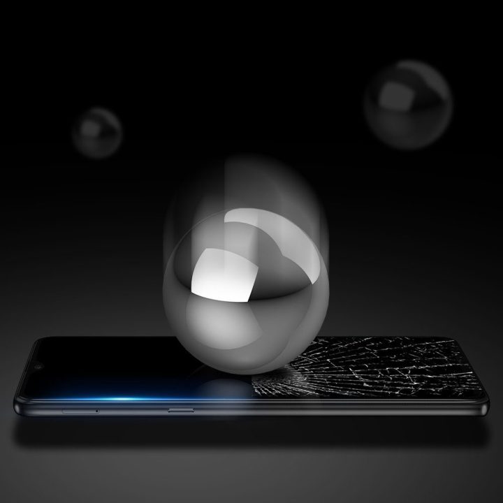 10D grūdinto stiklo ekrano apsauga su rėmeliu, skirta Nokia 1.4 permatomam ekranui (pritaikyta dėklui)