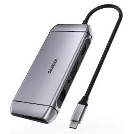 Choetech 9v1 daugiafunkcinis C tipo USB šakotuvas - 3x USB 3.2 Gen 1 / SD ir TF atminties kortelių skaitytuvas / HDMI 4K 30Hz /