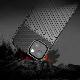 Thunder Case lankstus, tvirtas, atsparus dangtelis TPU dėklas, skirtas iPhone 13 mini , žalias