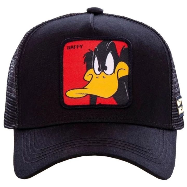 Vyriška kepurė su Daffy Duck motyvu Capslab, juoda