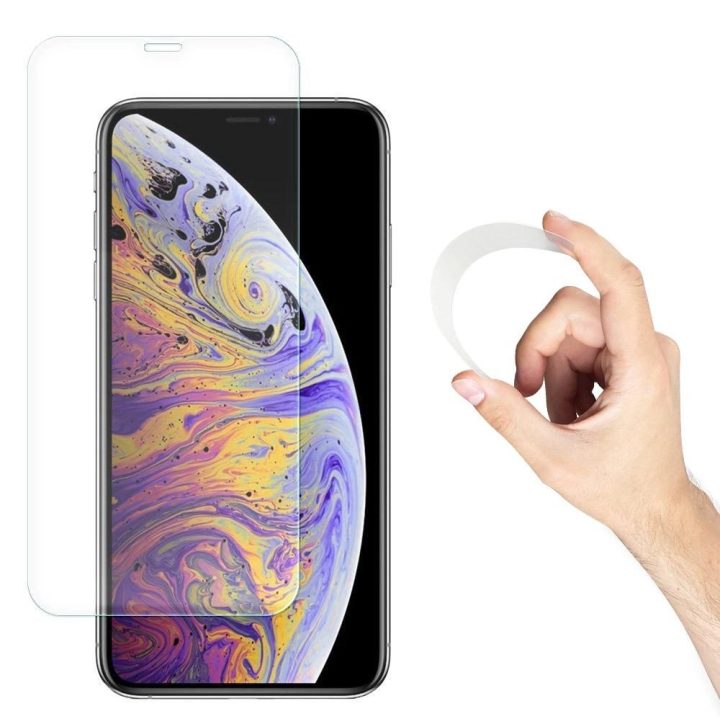 Nano Flexi Glass Hybrid ekrano apsauga iPhone 13 mini skirtas grūdintas stiklas