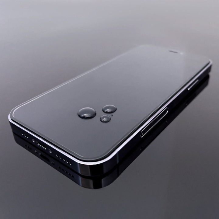 itin tvirtas viso ekrano grūdintas stiklas su Case Friendly rėmeliu iPhone 14 / 13 Pro / iPhone 13 juodas