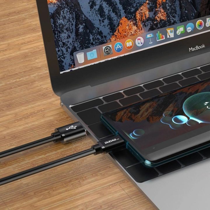 kabelis USB kabelis - USB Type C Super Fast Charge 1 m juodas (L5G-Black)