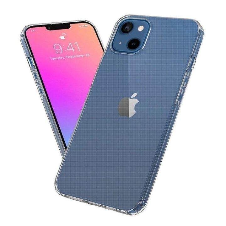 Itin skaidrus 0,5 mm korpuso gelinis TPU dangtelis iPhone 13 Pro Max permatomas