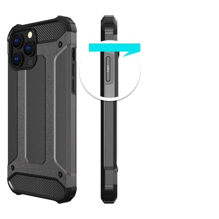Hybrid Armor dėklas iPhone 13 Pro , mėlynas