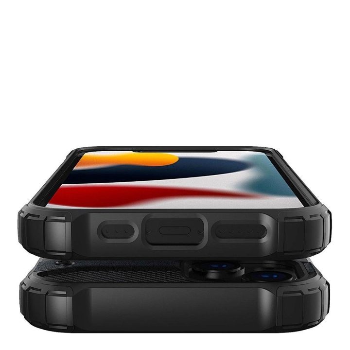 Hybrid Armor dėklas iPhone 13 mini golden tvirtas apsauginis dangtelis