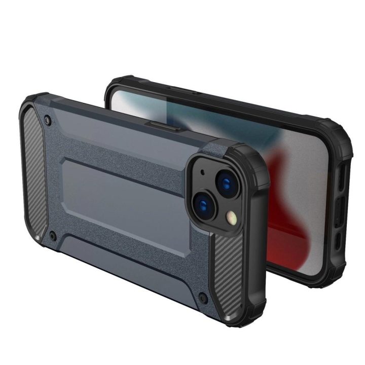 Hybrid Armor dėklas iPhone 13 mini golden tvirtas apsauginis dangtelis