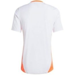 Vyriški futbolo marškinėliai adidas Tiro 24, balti ir oranžiniai