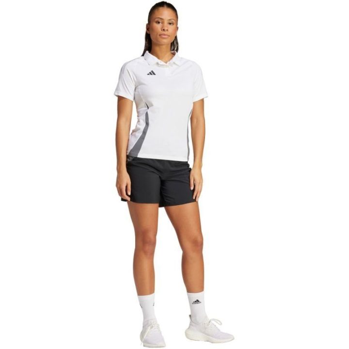 Moteriški polo marškinėliai adidas Tiro 24 Competition, balti