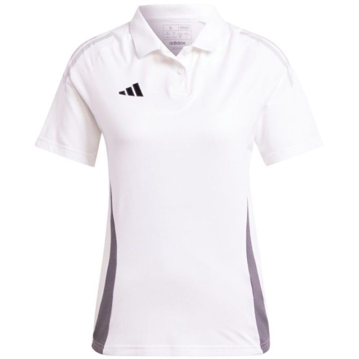 Moteriški polo marškinėliai adidas Tiro 24 Competition, balti