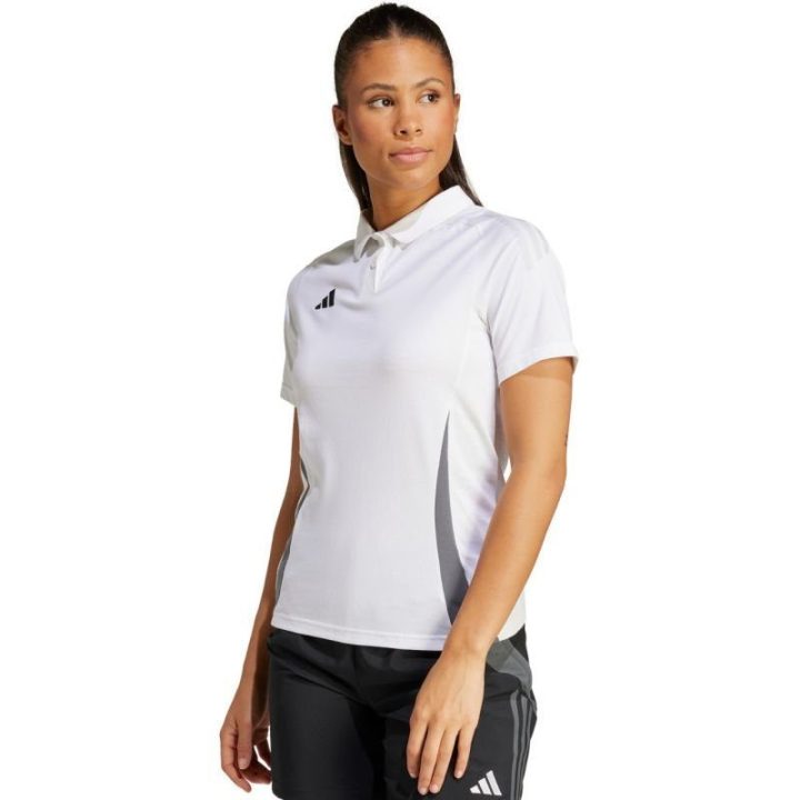 Moteriški polo marškinėliai adidas Tiro 24 Competition, balti