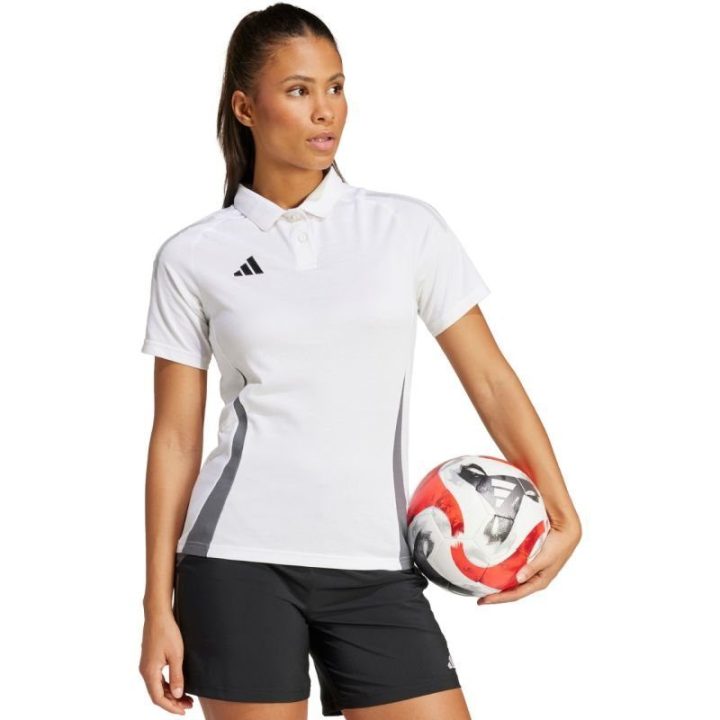 Moteriški polo marškinėliai adidas Tiro 24 Competition, balti