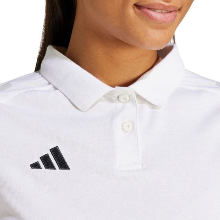Moteriški polo marškinėliai adidas Tiro 24 Competition, balti