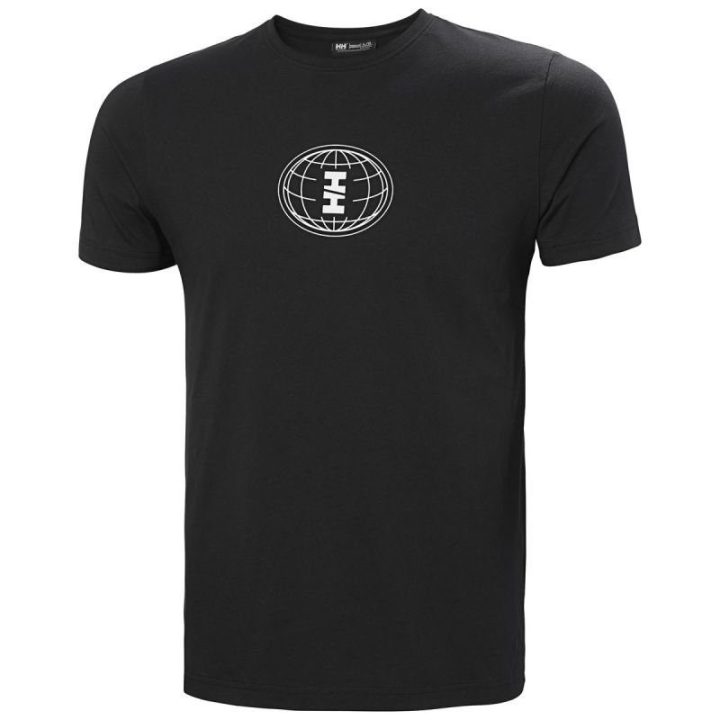 Vyriški medvilniniai marškinėliai Helly Hansen Core Graphic T, juodi