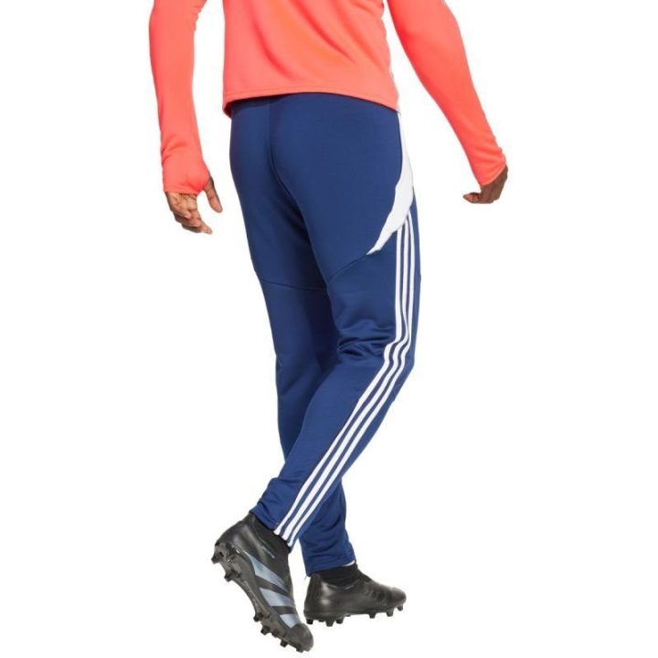 Vyriškos pašiltintos sportinės kelnės adidas Tiro 24, tamsiai mėlynos