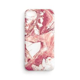 Marmurinis TPU dėklas, skirtas Samsung Galaxy A22 4G , rožinės spalvos