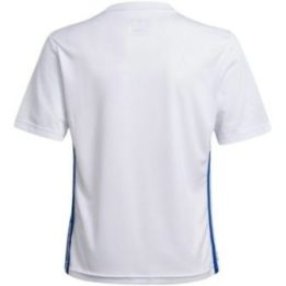 Vaikiški marškinėliai rungtynėms adidas Tabela 23, balti ir mėlyni