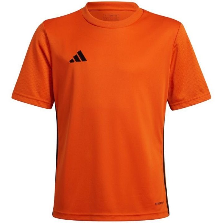 Vaikiški rungtynių marškinėliai adidas Tabela 23, oranžiniai ir juodi
