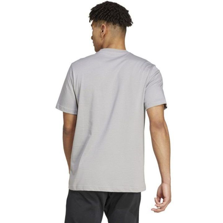 Vyriški medvilniniai marškinėliai adidas Tech Linear Graphic, pilki