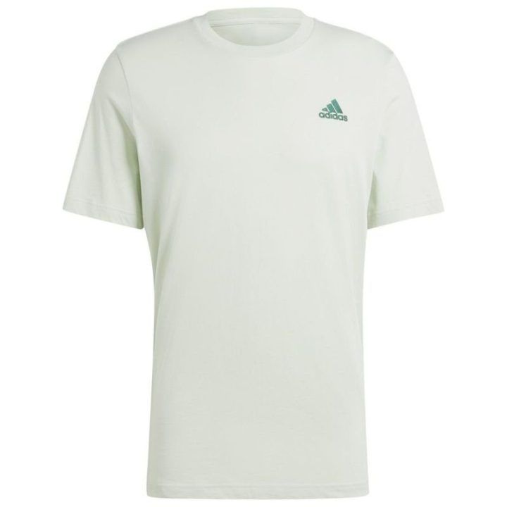 Vyriški medvilniniai marškinėliai adidas Essentials, šviesiai žali