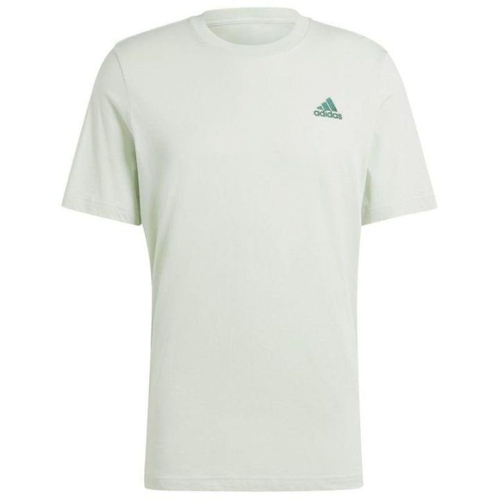 Vyriški medvilniniai marškinėliai adidas Essentials, šviesiai žali