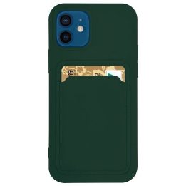 Kortelių dėklas Silikoninis piniginės dėklas su kortelių lizdu Dokumentai, skirti Xiaomi Redmi 10X 4G / Xiaomi Redmi Note 9 Dark