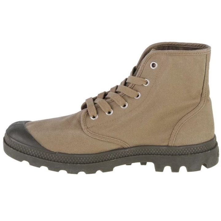 Vyriški sportbačiai su gumine nosele Palladium Pampa Hi, žali