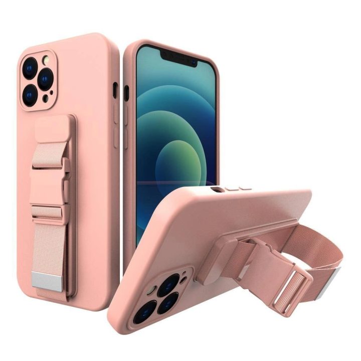 iPhone XS Max rožinės spalvos dėklas