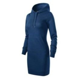Suknelė su gobtuvu Malfini Snap, tamsiai mėlyna
