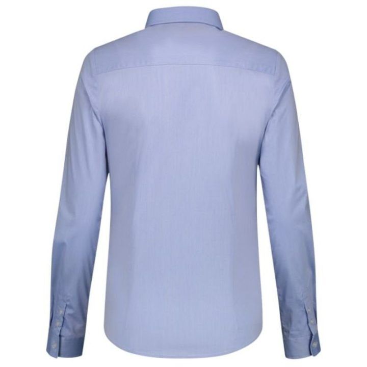 Moteriški marškiniai Malfini Fitted Stretch, mėlyni