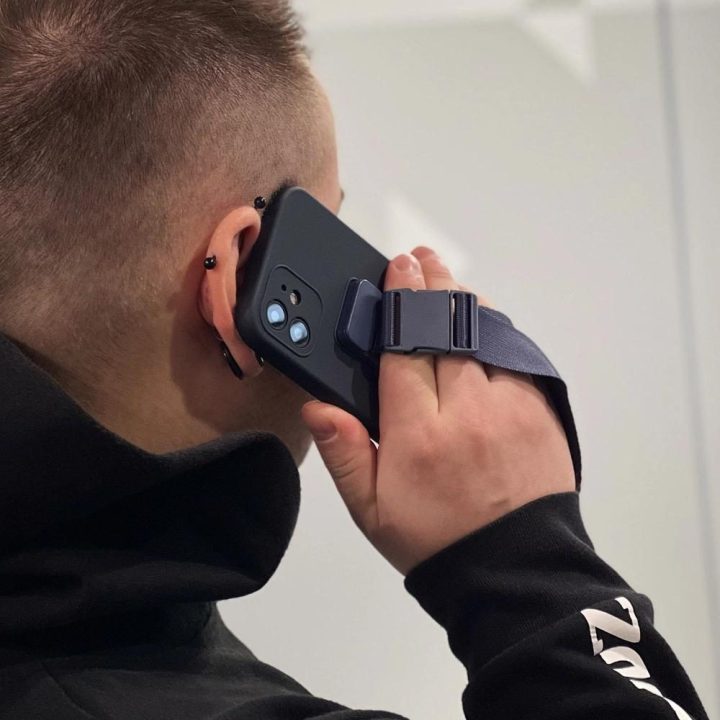 iPhone 12 mini juodas dėklas