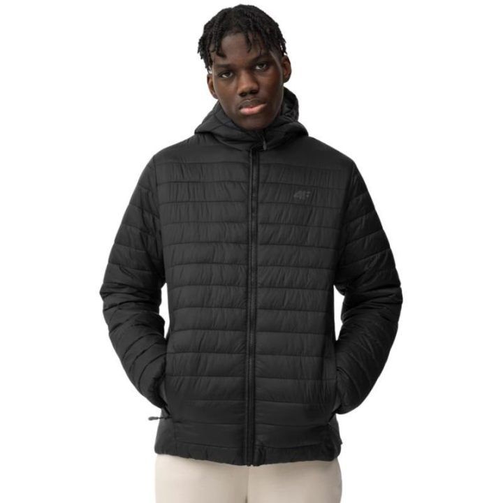 Vyriška striukė su hidrofobine impregnacija 4F, juoda