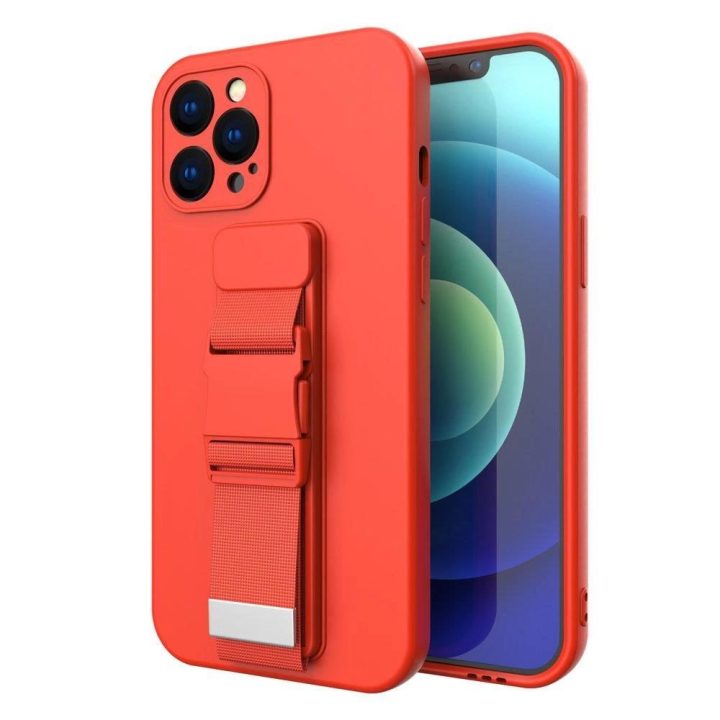 iPhone 12 raudonas dėklas