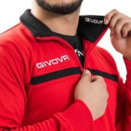 Vyriškas sportinis kostiumas Givova One, raudonas ir juodas