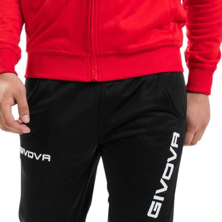 Vyriškas sportinis kostiumas Givova One, raudonas ir juodas