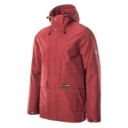 Vyriška striukė su DWR danga Iguana Navy II, raudona