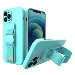 V iPhone 12 Pro Max šviesiai mėlynas dėklas
