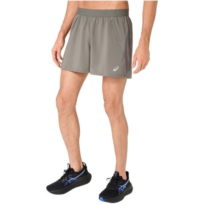 Šortai ASICS Road 5IN, pilki