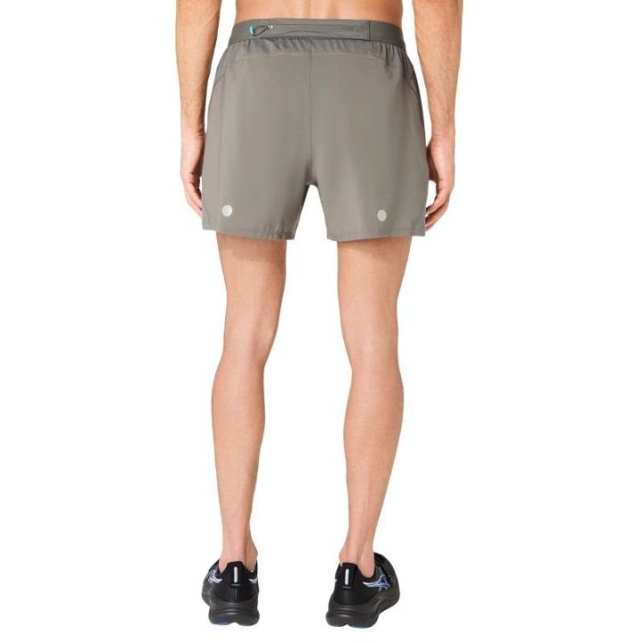 Šortai ASICS Road 5IN, pilki