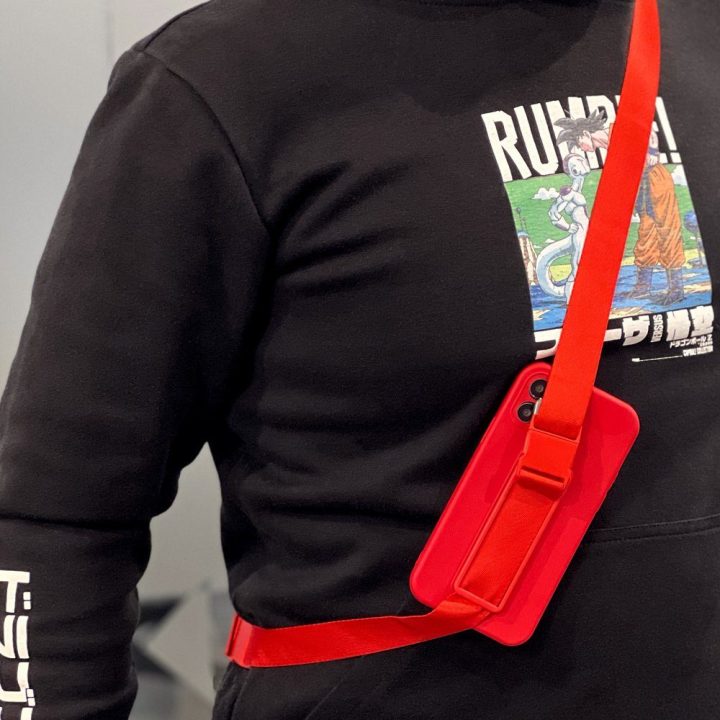 Samsung Galaxy S20 + (S20 Plus) raudonas dėklas