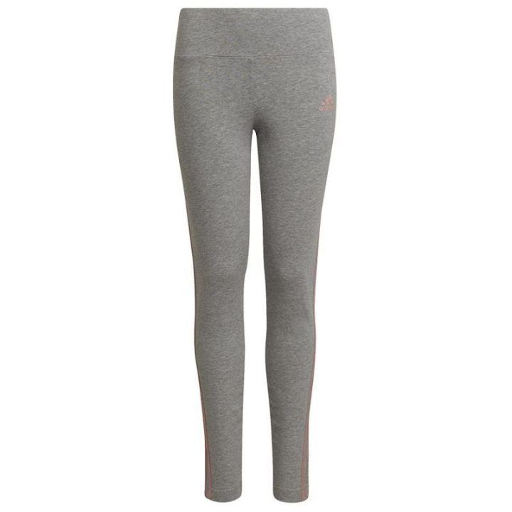 Prigludusios tamprės mergaitėms adidas 3S Tight, pilkos