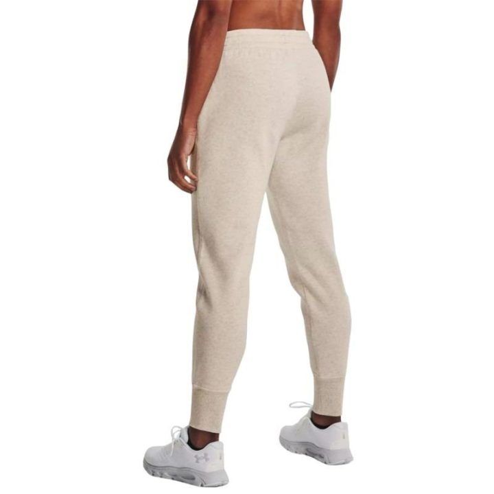 Moteriškos sportinės kelnės Under Armour Rival Fleece, smėlio