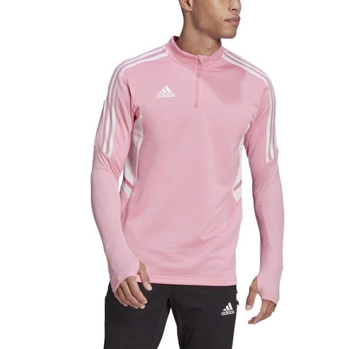 Vyriškas džemperis su užtrauktuku adidas Condivo 22 Training, rožinis