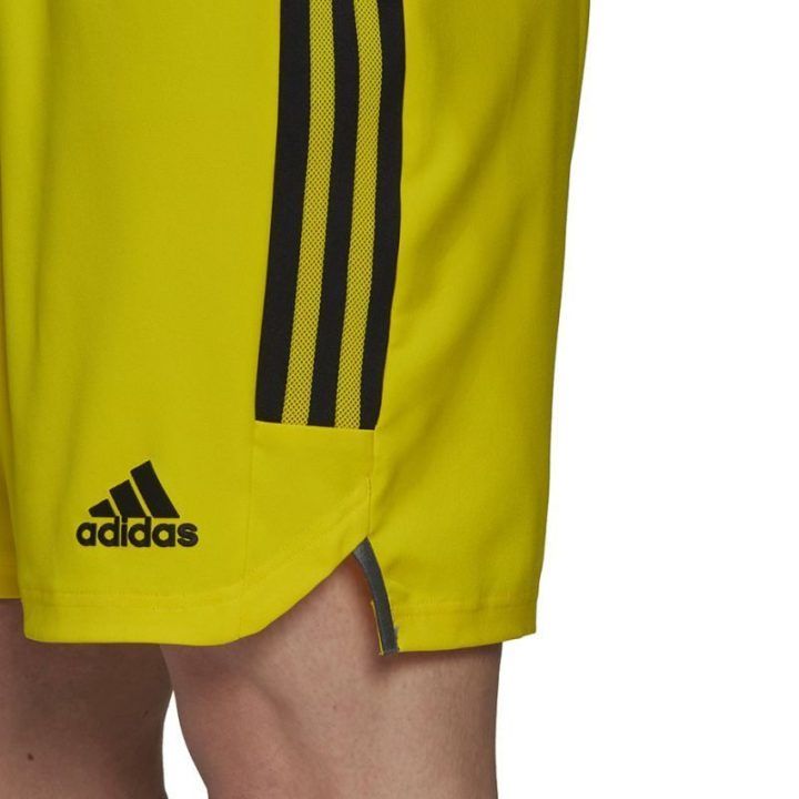 Vyriški šortai adidas Condivo 22 Match Day, geltoni ir juodi